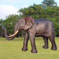 European style elegant metal art crafts brass bronze elephant statue